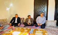دیدار عیدانه فرماندار کنگان با مددجوی بهزیستی