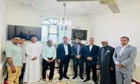 دیدار عیدانه فرماندار کنگان با امام جمعه اهل سنت سیراف