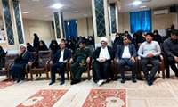 دیدار فرماندار و امام جمعه کنگان از مدرسه علمیه  فاطمه‌الزهرا (س) کنگان به مناسبت هفته دفاع مقدس و آغاز سال تحصیلی