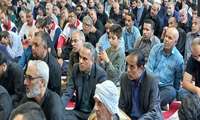 حضور غلامحسین زیبا فرماندار کنگان در آیین عبادی نمازجمعه ۲۱فروردین ۱۴۰۵ بندر کنگان به امامت حجت الاسلام والمسلمین محمودی 