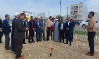 آیین کلنگ‌زنی احداث مجتمع تجاری موقوفه مرحومه حاجیه آمنه در کنگان برگزار شد.