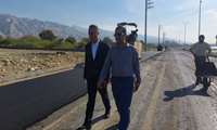 پروژه راه روستایی پارس ۳ کنگان در مسیر بهره‌برداری ؛ بازدید فرماندار از روند پیشرفت