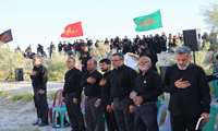 حضور فرماندار کنگان در آیین تعزیه‌خوانی «سوگ سرخ» بنک؛ یازدهمین روایت حماسه عاشورا با استقبال پرشور مردم