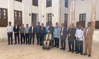 گزارش تصویری؛ بازدید فرماندار کنگان از «قلعه نصوری» در سیراف