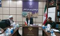 برگزاری جلسه هماهنگی برنامه‌های دهه ولایت و عید سعید غدیر خم در فرمانداری کنگان