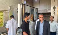 بازدید فرماندار شهرستان کنگان از نانوایی‌های شهرهای کنگان و بنک