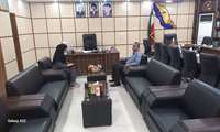 دیدار مدیر مرکز رشد علم و فناوری کنگان با فرماندار شهرستان در هفته دولت 